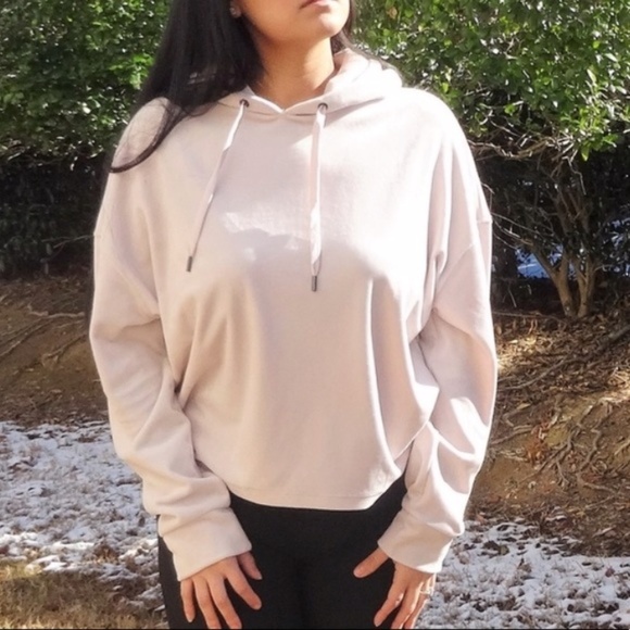 dkny sport velour hoodie